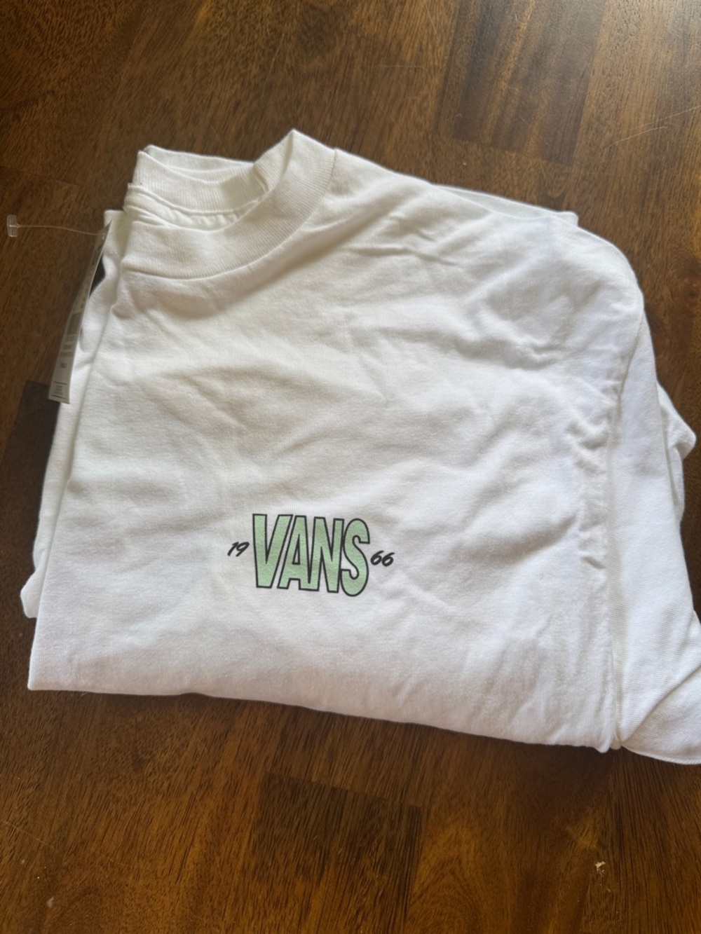 Vans White tee with Alien